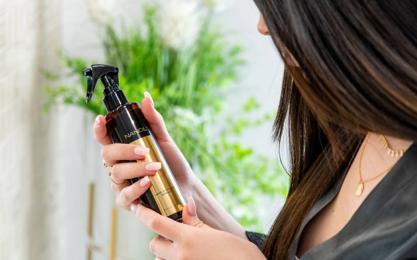 spray para dejar el pelo mucho más manejable Nanoil